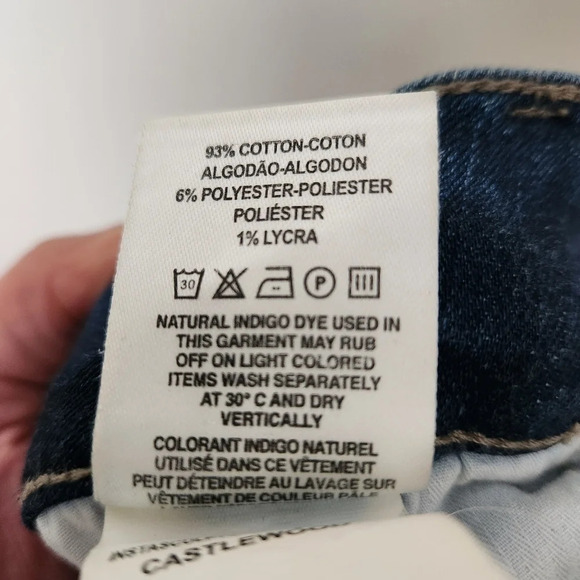 DL1961 | Mara Instasculpt Straight Raw Hem Ankle Jeans in Castlewood - Size 28 - Picture 13 of 14